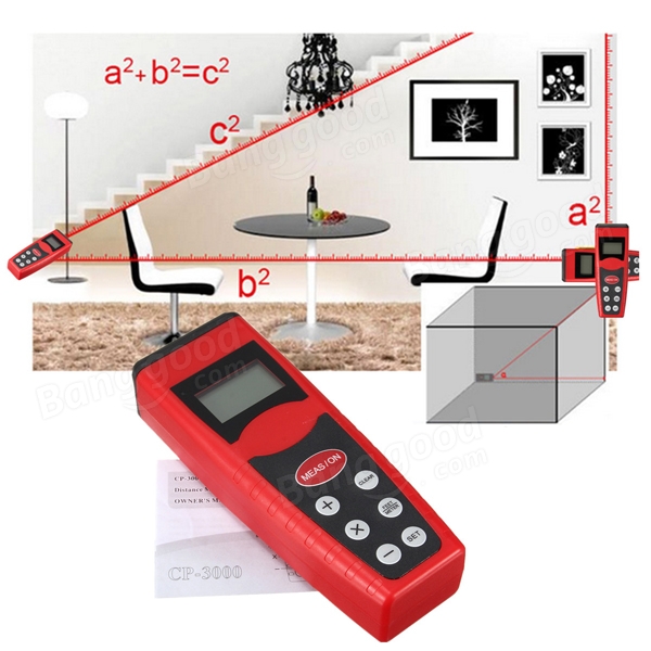 ULTRASONİK LAZER MESAFE ÖLÇEN DİJİTAL METRE 